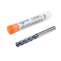 DESKAR 4F-10mmxx45x0 HRC50 Fraise en carbure allié pour acier au tungstène