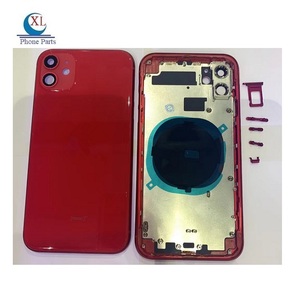 10 coques arrière complètes pour <span class=keywords><strong>iphone</strong></span> <span class=keywords><strong>11</strong></span> Pro/Max, boîtier arrière en verre avec châssis, pour <span class=keywords><strong>batterie</strong></span>, pièces détachées - Product Image 4