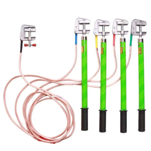 35KV 10KV <strong>Grounding</strong> Set High Voltage Electrical Copper Earth Ground Rod Portable Earth Equipment <strong>Grounding</strong> Safety <strong>System</strong> - Product Image 1
