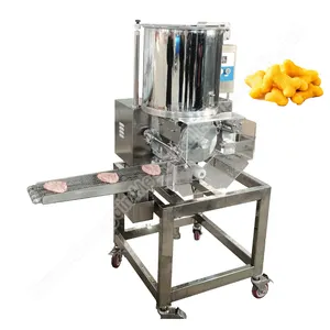 Máquina de fazer pepitas de peixe Máquina semiautomática de pepitas de frango Máquina de costeleta de carne