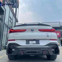 Kit de Carrocería de Fibra de Carbono Forjada para BMW X6 G06, Estilo LD, Piezas de Mejora para Auto, Alerón, Faldones Laterales, Difusor Trasero, Molduras para Capó y Guardabarros