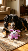 Jouet interactif sonore en peluche pour animaux de compagnie - Jouet d'entraînement à la mastication et à la dentition pour chats et chiens