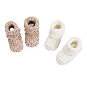 Chaussons pour bébé en coton tricoté de haute qualité unisexe, bas d'hiver pour nouveau-nés, 0-12 mois, vente en gros, mignons, dessin animé, blanc <span class=keywords><strong>beige</strong></span>, printemps - Product Image 5