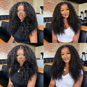 Extensiones de Cabello Humano Rizado Kinky Birmano de Venta Caliente, Cabello Virgen Vietnamita sin Procesar, Paquetes a Granel de Doble Trama, Proveedores - Product Image 5