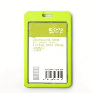 Factory Wholesale Silicone <b>ID</b> Card <b>Holder</b> Badge <b>ID</b> Name Card Case Tag <b>Holder</b> With Clear Acrylic Window - Product Image 2