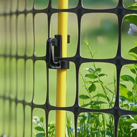 Duurzame glasvezel moderne 120cm hoge poedercoating gemakkelijk te monteren natuurbeveiligingspaal trap-omheining paal elektrische omheining