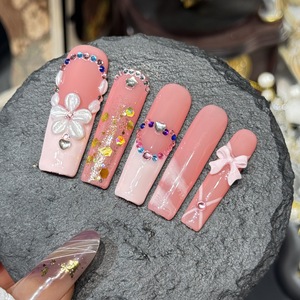 <span class=keywords><strong>Ongles</strong></span> artificiels pleine couverture style français populaires 2026 – <span class=keywords><strong>Faux</strong></span> <span class=keywords><strong>ongles</strong></span> faits main à presser, vente en gros - Product Image 6