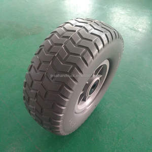 Nouveau <span class=keywords><strong>pneu</strong></span> 9x3.50-4 en mousse PU 9x350-4 sans crevaison avec roulement <span class=keywords><strong>à</strong></span> billes pour les industries de vente au détail - Product Image 4