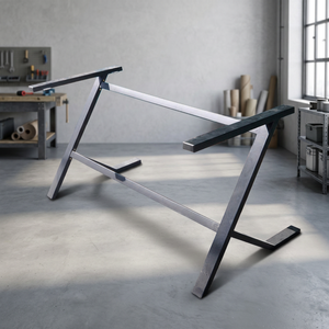 Rectangular Cast Iron Desk <b>Legs</b> 1200x600 Industrial Design Style Home Office CBCC014 Coffee Table <b>Bench</b> <b>Legs</b> 73cm Height - Product Image 2