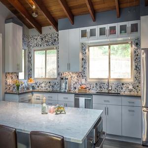 Idea <span class=keywords><strong>de</strong></span> Diseño <span class=keywords><strong>de</strong></span> Isla <span class=keywords><strong>de</strong></span> Cocina Nueva, Mejora del Hogar, Forma Redonda, Inteligente, Automática, Blanca, Moderna, Gabinetes <span class=keywords><strong>de</strong></span> Cocina Circulares Listos para Armar - Product Image 4