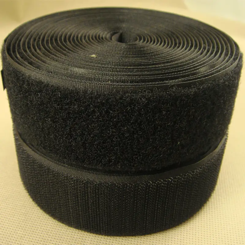 Flame Retardant 2 inch   50 mm   Fire Resistant Sew On Hook and Loop Fastener Tape
