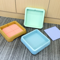 Nouvelle conception de gamelle multifonctionnelle pour chien, lavable au lave-vaisselle, ventouse puissante, antidérapante, durable, tapis à lécher pour chien, bol pour chiens rebelles