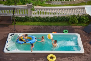 Grande 6 m al aire libre hydro masaje al por mayor piscine contenedor piscina <span class=keywords><strong>swimspa</strong></span> - Product Image 3