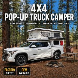 Camper per Camion Pop-up Fuoristrada, Roulotte Moderna Mobile <span class=keywords><strong>4x4</strong></span> in Fibra di Vetro di Alta Qualità per Viaggi - Product Image 1