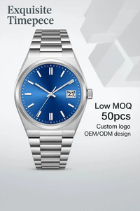 <span class=keywords><strong>Reloj</strong></span> de Pulsera de Lujo para Hombre, con Movimiento Japonés OEM, Caja de Acero Inoxidable, Resistente al Agua 5 ATM, con Logotipo Personalizado - Product Image 3