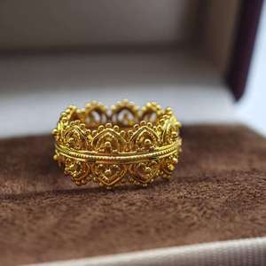 Anillos de Cobre Modernos UM JEWELRY con Incrustaciones de Perlas/Zirconia de Color o Diseño Sencillo para Uso Diario - Product Image 2