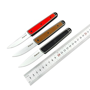 Herramienta Multiusos 7190 EDC para Exteriores, Mango de G10 de 2.72 Pulgadas, Acero 8Cr13MoV, Dureza 58-59HRC, Cuchillo Plegable para Senderismo, Camping y Bricolaje - Product Image 1