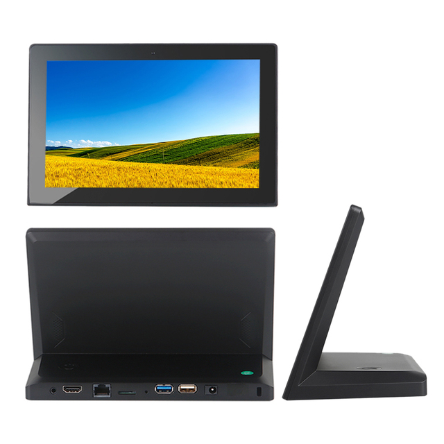 Small Size 8 Inch L-Type Desktop Android 2MP Front Camera Wifi AIO Tablet PC for Customer Feedback