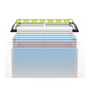 Congelador profundo curvado comercial para almacenamiento de helados, refrigerador pequeño con puerta de vidrio - Product Image 3