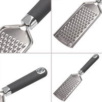Rallador de Verduras, Queso y Jengibre de Acero Inoxidable Ecológico con Diseño Manual