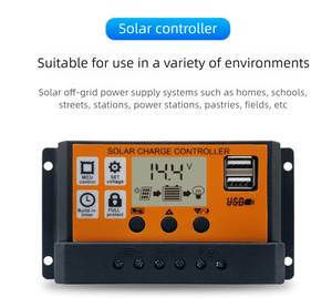 Xzj nhà máy bán buôn 12V/<span class=keywords><strong>24V</strong></span> năng lượng mặt trời điều khiển <span class=keywords><strong>10A</strong></span> 20A 30A USB thông minh sạc năng lượng mặt trời hệ thống dẫn ánh sáng năng lượng mặt trời PWM điều khiển - Product Image 4