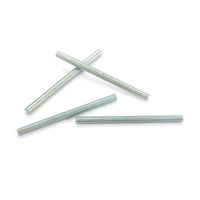 Tige filetée en acier au carbone, zinguée bleu-blanc, DIN975, grade 4.8 8.8, boulon entièrement fileté galvanisé M4-M36, barre filetée complète