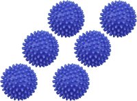 Bola Cuci Ramah Lingkungan dari PVC Silikon Lembut Anti-Kusut 6,5CM, Alternatif Pelembut Pakaian