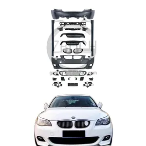 אוטומטי פגוש ערכת עבור BMW E60 5 סדרת שדרוג M-טק front bodykit פגושים אחורי פגושים אחורי שפתיים טיפים