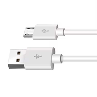 Câble de données intelligent USB vers Micro 2A, câble de charge USB, câble de données, câble de charge pour téléphone portable