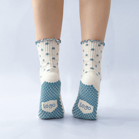 Nouvelle Arrivée 2026 – Chaussettes de Pilates Antidérapantes à Pois Colorés avec Grip en Silicone Respirantes pour le Pilates