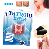 Patchs de Soin pour la Santé de la Thyroïde, pour Nodules Thyroïdiens, Glandes Lymphatiques et Drainage Cervical