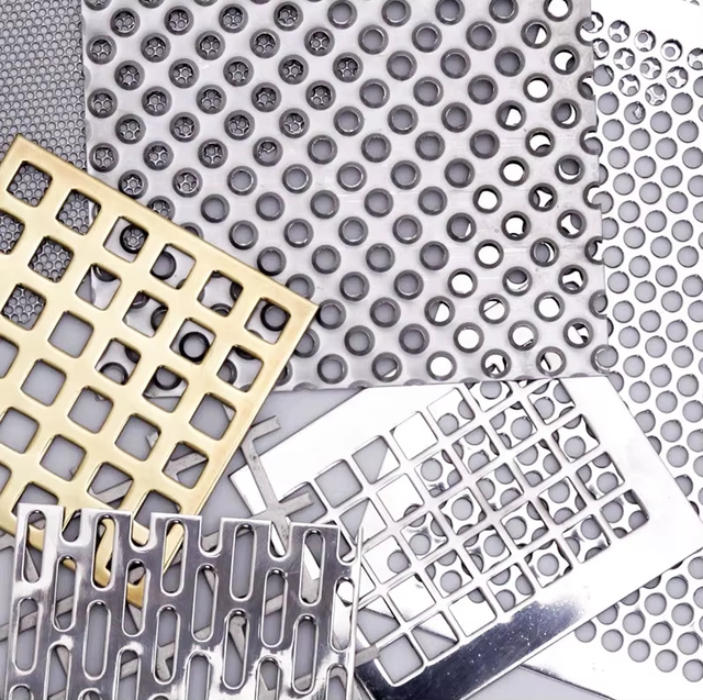 0.5mm 1mm 2mm 3mm 5mm Etc. Thickness Stainless Steel Perforated Metal Sheet Mesh Panels Cutting Punching Circle Holes Decorative