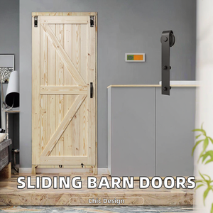 Hiện đại trượt bằng gỗ Barn cửa Trung Quốc Nhà máy cung cấp cho căn hộ trang trí nội thất - Product Image 3
