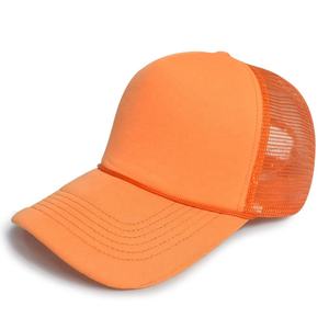 Promotion Advertising Mesh Trucker Hats Blank Custom <b>Foam</b> Wide Panel Colorful Outdoor Unisex Rope Brim - Product Image 2