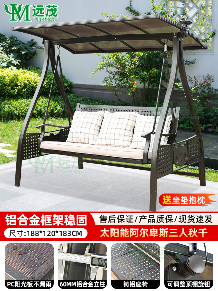 Schienale confortevole pannello solare