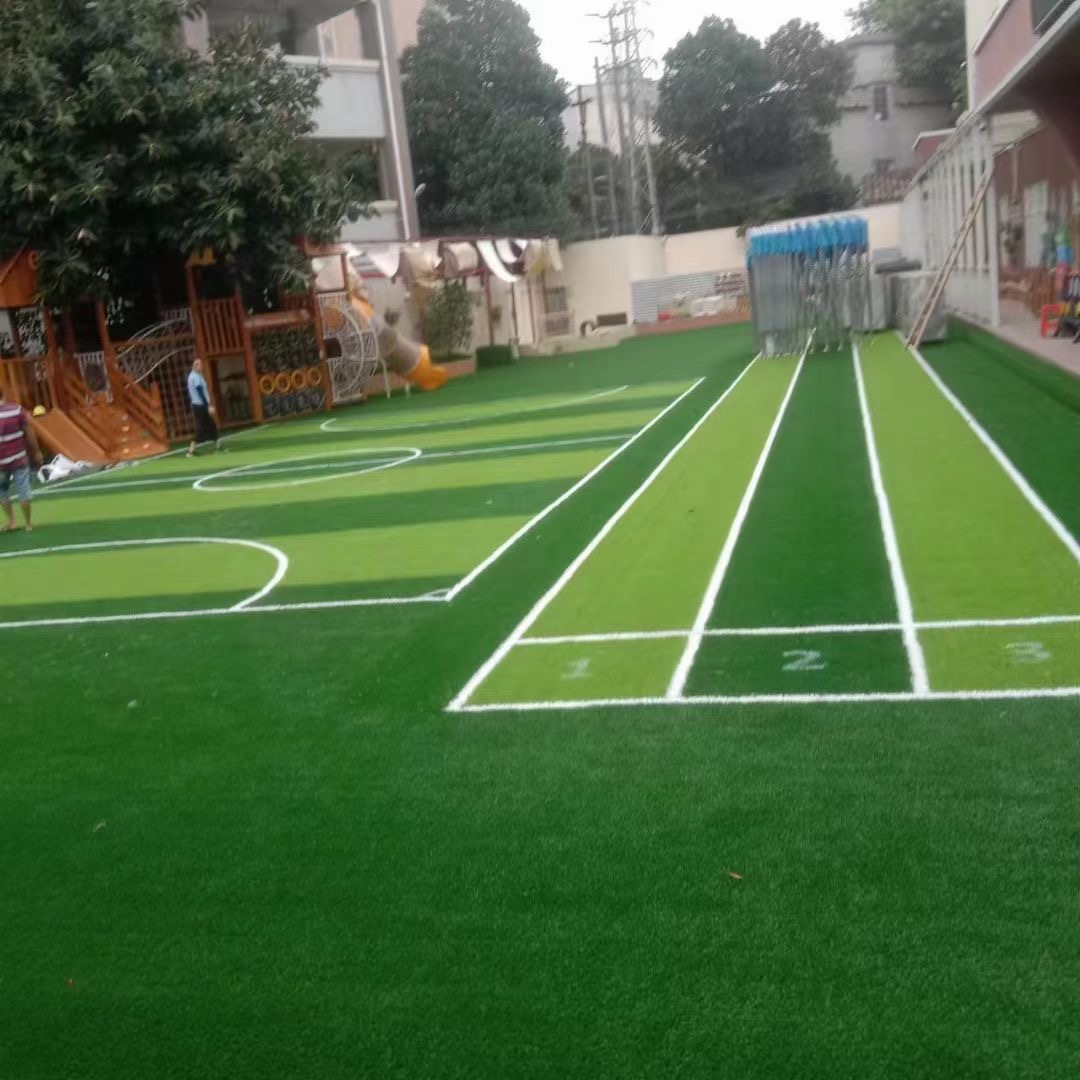 Rumput buatan sepak bola, 30mm 13500D 17800 jahitan non-infill rumput astro sepak bola lapangan rumput buatan untuk sepak bola