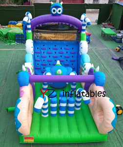 Castillo Inflable Azul para Niños, Brincolín Inflable para Fiestas, Alquiler de Brincolín para Niños Pequeños, Castillo Inflable con Obstáculos - Product Image 3