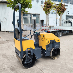 ลูกกลิ้งถนนตีคู่1.2ตันอเนกประสงค์พร้อมการควบคุมความเร็วแบบไม่ต่อเนื่องเหมาะสำหรับบดอัดทั้งดินและยางมะตอย - Product Image 4