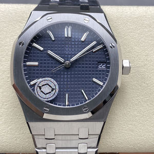 Venta al por mayor nuevo reloj mecánico de lujo de nivel superior movimiento impermeable Esfera de cristal azul reloj mecánico de lujo personalizado 41mm - Product Image 6