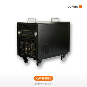 แหล่งจ่ายไฟสำรองแบบออฟกริด 5000W คลื่นไซน์บริสุทธิ์ พร้อมแบตเตอรี่ LiFePO4 ระบบชาร์จ MPPT PV และระบบป้องกัน BMS อัจฉริยะ - Product Image 1