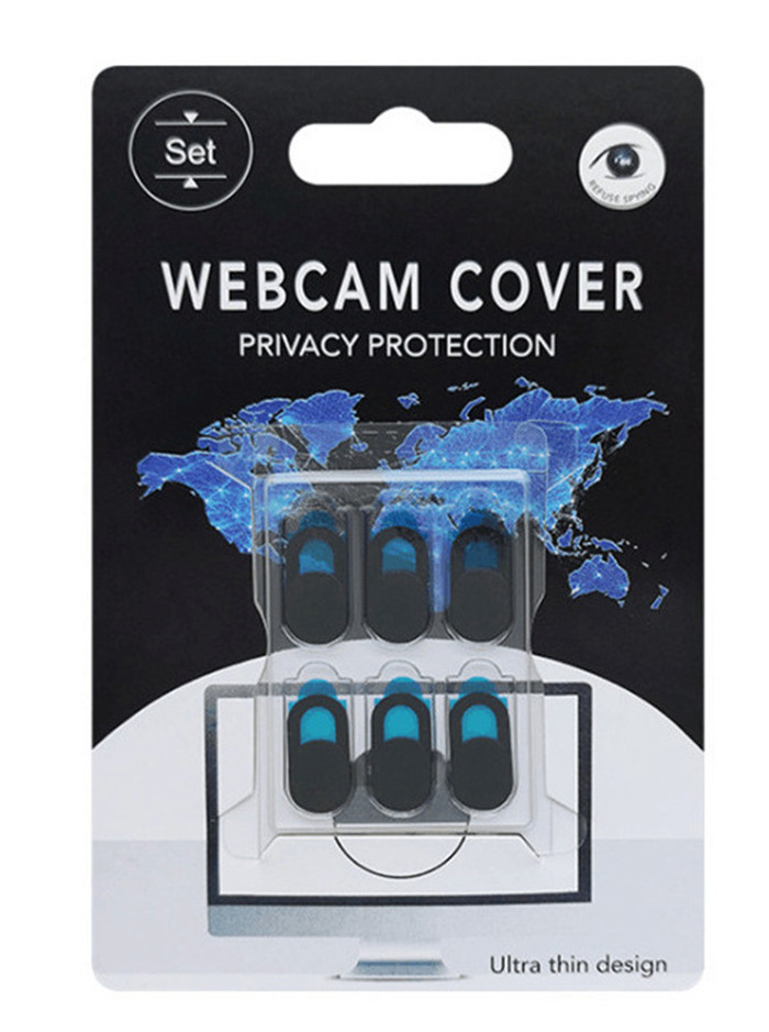 Paquete Oval de la tarjeta de 6PCs Black +