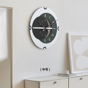 Modern Minimalist <b>Wall</b> <b>Clock</b> Round <b>Silent</b> Battery Powered Living Room Decorative <b>Clock</b> - Product Image 4