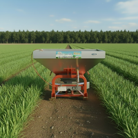 Nouveau produit phare : Épandeur d'engrais et d'insecticides agricoles Runzheng en acier inoxydable, capacité 300 kg, avec trémie en acier 201 haute résistance