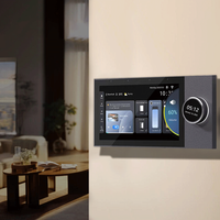 Anjielo - Panneau tactile intelligent en aluminium HD de 7 pouces - Contrôle central de la maison intelligente - Télécommande Zigbee - WiFi - Prise en charge de la connexion par téléphone mobile