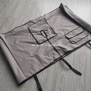 Funda para TV de Exterior Zuoda, Tela Oxford 420D Impermeable, Color Gris, Estilo Minimalista, con Bolsillo con Cremallera y Correas Desmontables - Product Image 1