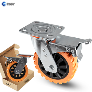 <span class=keywords><strong>China</strong></span>-Direktbezug: Industrielle Schwerlast-Lenkrollen, Geräuscharm mit Kugellager, 4, 5, 6, 8 Zoll - Product Image 1