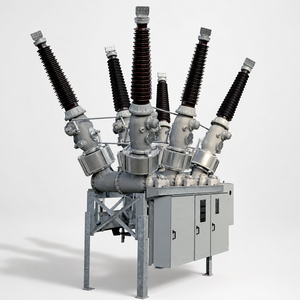 Disjoncteur compact Siemens H GIS DTC 145kV 245kV, équipement de sous-station hybride isolé au gaz SF6 et à l'air - Product Image 1
