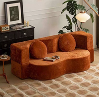Vente chaude : Canapé-lit pliable compressé en mousse pure BTCS014 avec oreillers pour la maison ou l'appartement, exporté dans plus de 50 pays