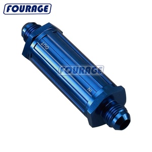 Nhôm Một Nam Flare Đầu Vào Bộ Lọc Nhiên Liệu Với Chèn Brass Yếu Tố 30 / 150 Micron Inline Lọc Nhiên Liệu Phù Hợp Adapter - Product Image 3