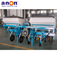 Tracteur agricole ANON avec semoir à maïs, semoir à soja avec machine à fertiliser, semoir, rouleau de semis
